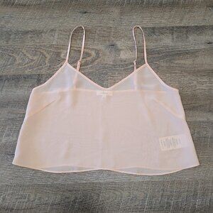WILFRED | Aritzia Cropped Sheer Camisole Tank Top | Sz. XS